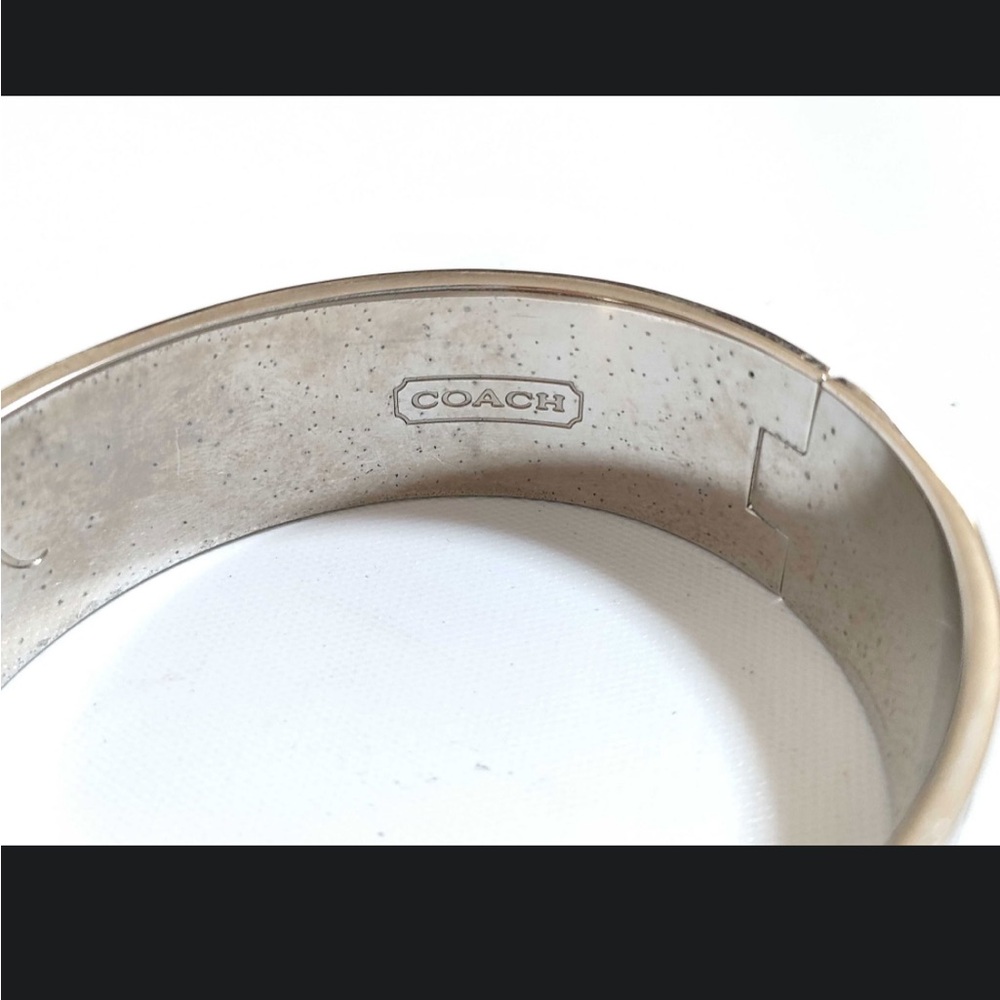 Coach Logo Hinged Bangle Bracelet - image 6